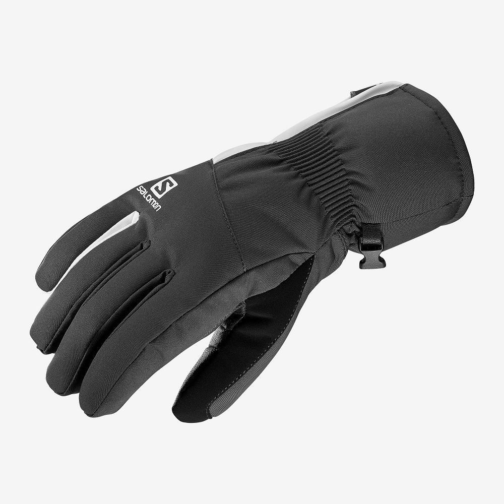 SALOMON PROPELLER DRY W Philippines - Women's Gloves - Black | 748531-KUR